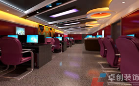 合肥華科網絡會所裝修案例