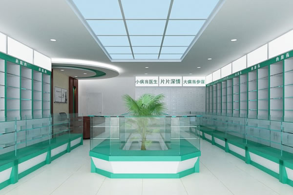 藥店裝修效果圖設(shè)計(jì)一般需要多少錢(qián)